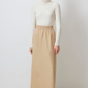 POCKET GABARDINE SKIRT